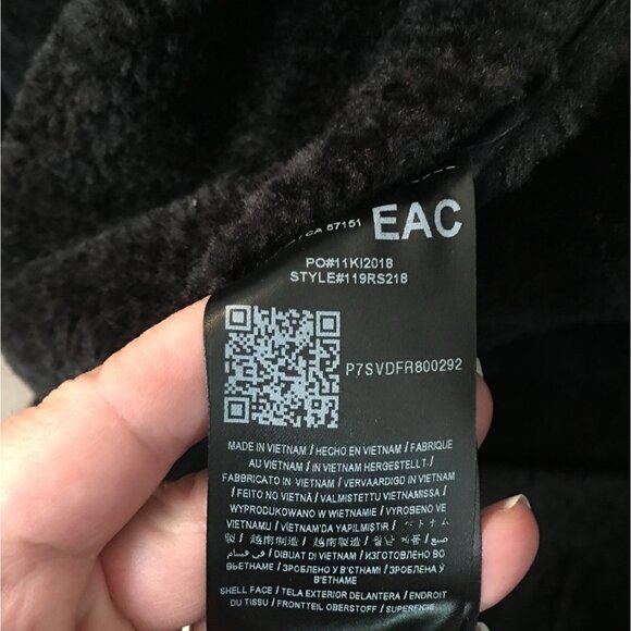 Guess Men's jacket XXL Black Suede - Picture 11 of 12